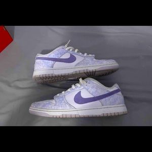 100% percent authentic purple pulse dunks size 11.5 used slightly still have box